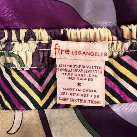 Fire Los Angeles spaghetti, strap dress small - Picture 3 of 9